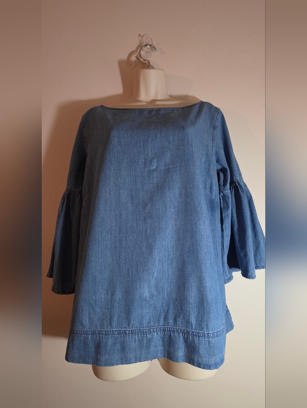 Ralph Lauren Light Blue Chambray Shirt with Green Tag